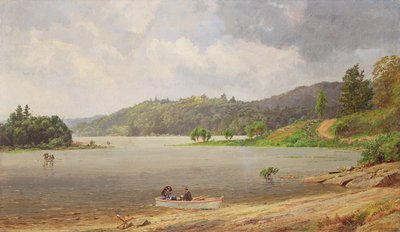 Nad jeziorem Wawayanda, New Jersey autorstwa Jasper Francis Cropsey