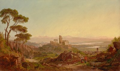 Ruiny w Narni, Włochy 1875 (olej na płótnie) autorstwa Jasper Francis Cropsey