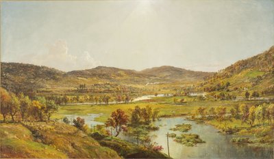 Równiny Sidney w miejscu, gdzie rzeki Susquehanna i Unadilla łączą się autorstwa Jasper Francis Cropsey