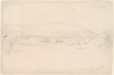 Studium dla „Widok na Mt. Waszyngton” autorstwa Jasper Francis Cropsey