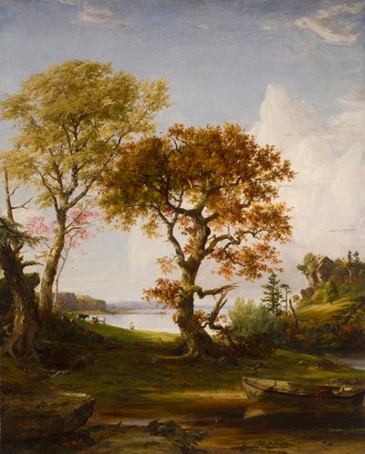 Hudson w Piermont autorstwa Jasper Francis Cropsey