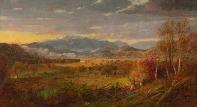 Widok na górę Mt. Washington autorstwa Jasper Francis Cropsey