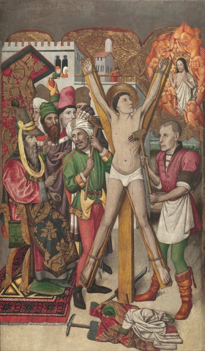 Saint Vincent na stojaku autorstwa Jaume Huguet