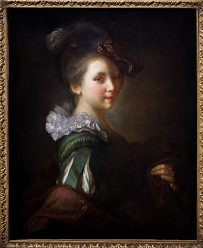 Studium młodej dziewczyny autorstwa Jean-Alexis Grimou