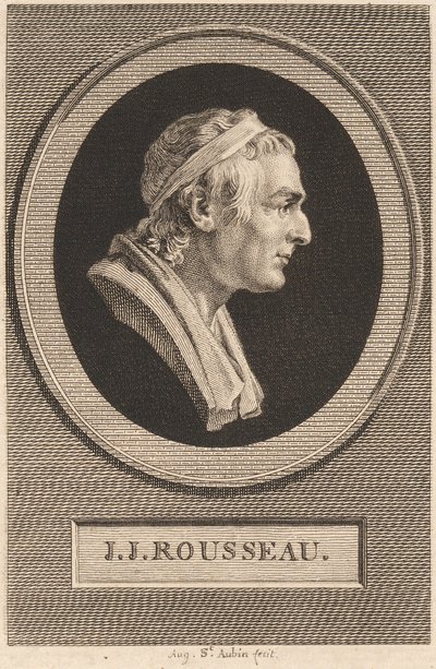 Jean-Jacques Rousseau autorstwa Jean-Antoine Houdon