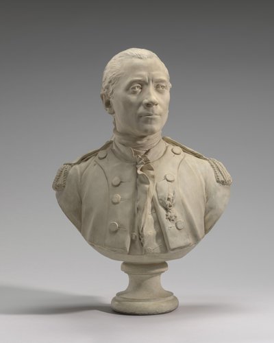 John Paul Jones autorstwa Jean-Antoine Houdon