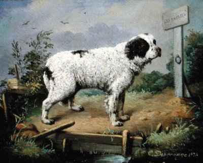 Nowofundland na nasypie autorstwa Jean Baptiste Desgrange