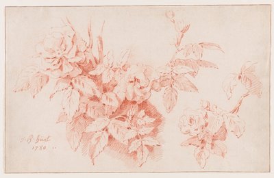 Róże autorstwa Jean-Baptiste Huet