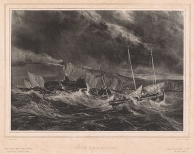 Wybrzeże Dover autorstwa Jean-Baptiste Isabey