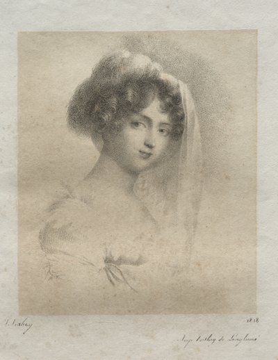 Pani. Horace Vernet autorstwa Jean-Baptiste Isabey