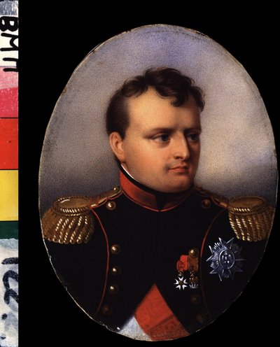 „Portret cesarza Napoleona I Bonaparte (1769-1821)”” Malarstwo akwarelowe i gwaszowe Jeana Baptiste Isabeya (1767-1855) Instytut Literatury Rosyjskiej z początku XIX wieku IRLI (Dom Puszkina), Sankt Petersburg autorstwa Jean Baptiste Isabey