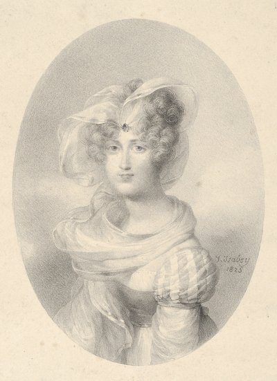 Portret Madame Ditte-Harmite autorstwa Jean-Baptiste Isabey