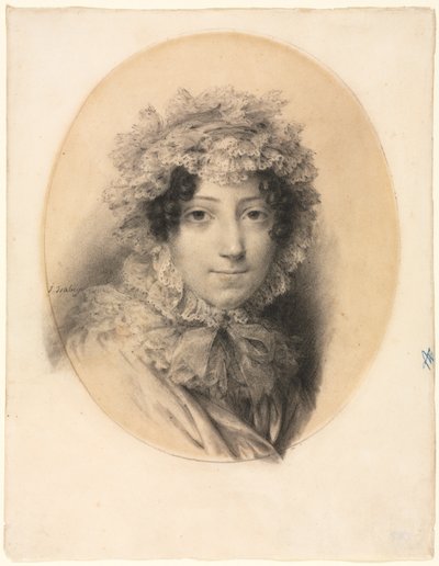 Portret damy autorstwa Jean-Baptiste Isabey