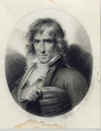 Portret artysty Josepha Chinarda autorstwa Jean-Baptiste Isabey