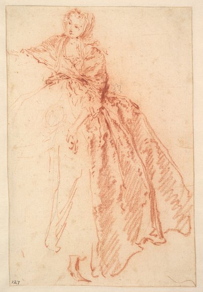 Studie für "M. de Pourceaugnac" autorstwa Jean-Baptiste Joseph Pater