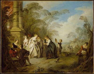 Wróżbitka autorstwa Jean-Baptiste Joseph Pater