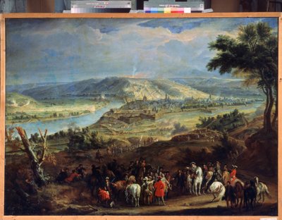 Oblężenie Namur w 1692 (Oblężenie Namur w 1692). Oblężenie miasta przez Ludwika XIV i Vaubana od 29 maja do 30 czerwca 1692 r. Obraz Jean-Baptiste Martin (Jean Baptiste Martin autorstwa Jean Baptiste Martin