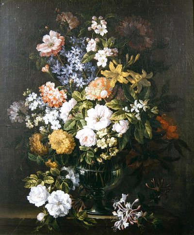 Martwa natura z kwiatów (olej na płótnie) autorstwa Jean Baptiste Monnoyer