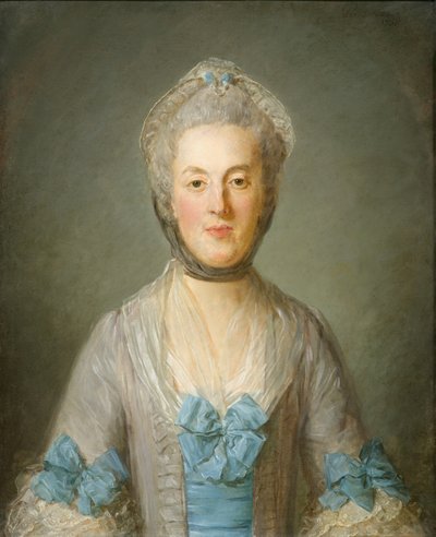 Portret damy autorstwa Jean Baptiste Perronneau