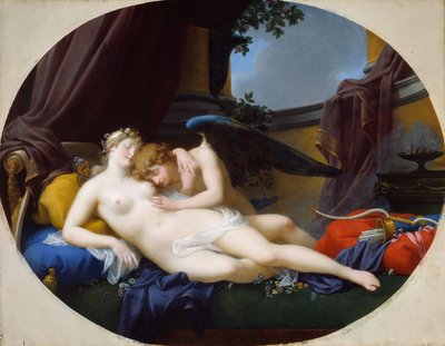 Kupidyn i Psyche autorstwa Jean Baptiste Regnault