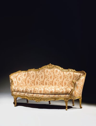 Sofa Ludwik XV autorstwa Jean Baptiste Tilliard