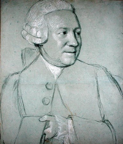 Portret mężczyzny trzymającego książkę (czarna, biała i czerwona kreda na papierze) autorstwa Jean Étienne Liotard