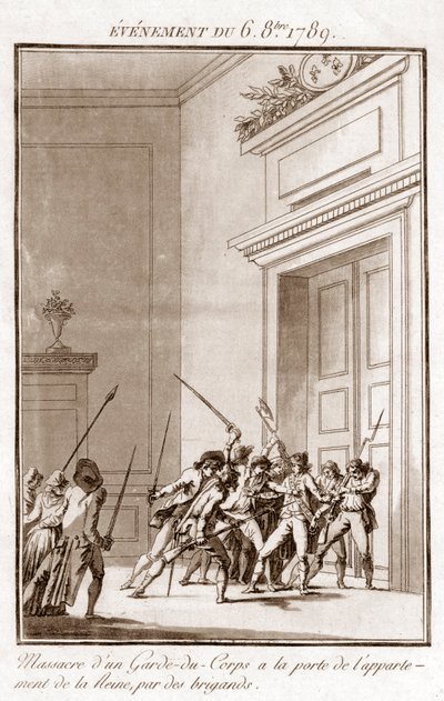 Rewolucja Francuska - Wydarzenie z 6 października autorstwa Jean Francois Janinet