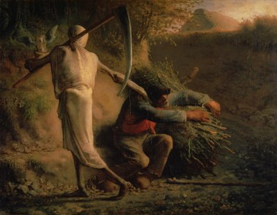 Śmierć i drwal autorstwa Jean Francois Millet
