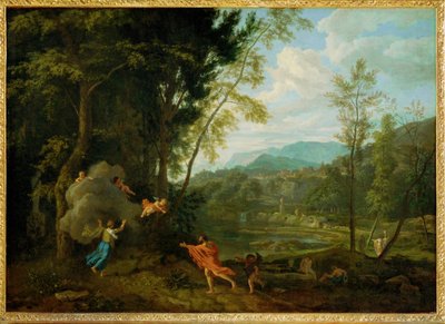 Jowisz i Io (obraz na płótnie) autorstwa Jean-Francois Millet