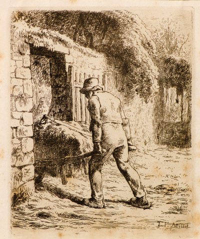 Człowiek z taczką autorstwa Jean Francois Millet