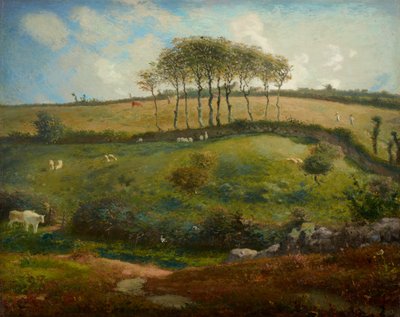 Pastwisko w pobliżu Cherbourga (Normandia) autorstwa Jean-Francois Millet
