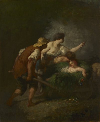 Powrót z pól autorstwa Jean-Francois Millet