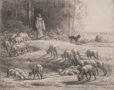 Pasterka autorstwa Jean-Francois Millet