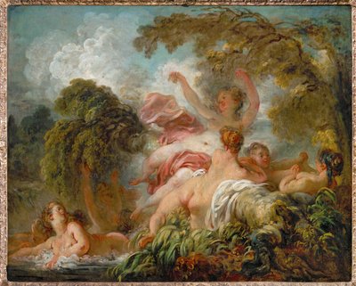 Les baigneuses. Kąpiący się ... autorstwa Jean-Honore Fragonard