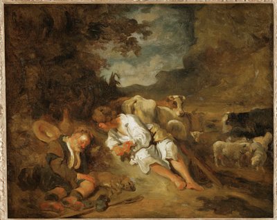 Mercury i Argos ... autorstwa Jean-Honore Fragonard