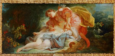 Procris i Cephalos (obraz na płótnie) autorstwa Jean-Honore Fragonard