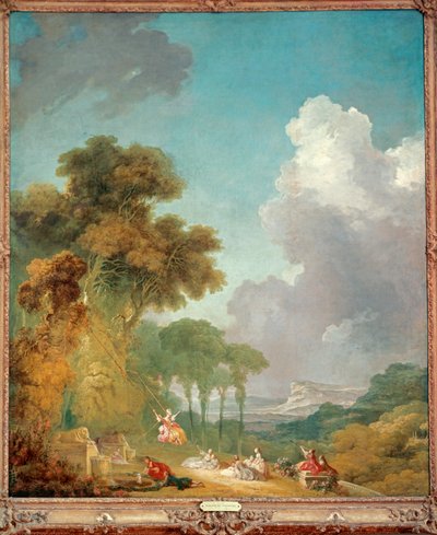 Huśtawka autorstwa Jean-Honore Fragonard