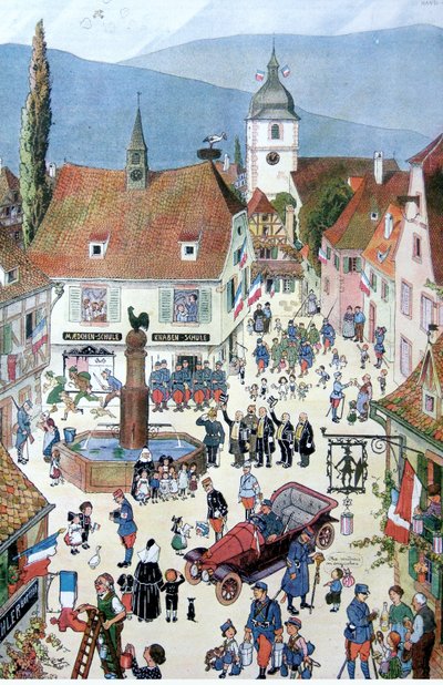 Francuzi dostarczają Alzacja (kolor lito) autorstwa Jean Jacques Waltz