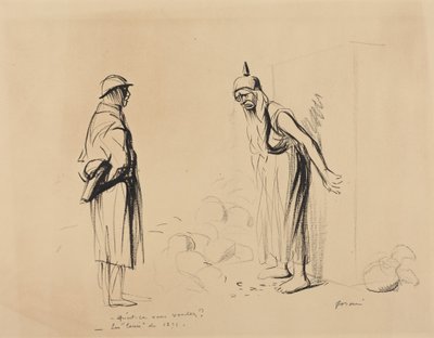 „Czego pan chce?” - „‘Louis’ z 1871 roku” autorstwa Jean-Louis Forain