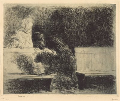 Adwokat przeglądający akta autorstwa Jean-Louis Forain