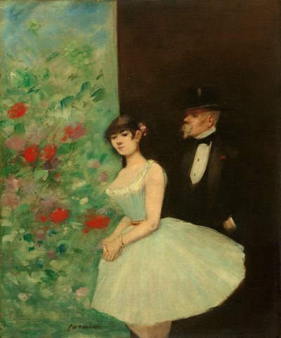 Za kulisami autorstwa Jean-Louis Forain