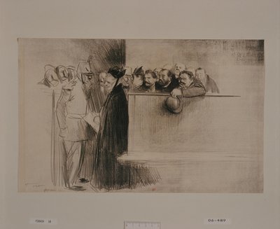 „Audiencja” (trzecia plansza) autorstwa Jean-Louis Forain