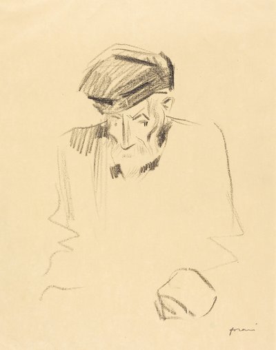 Portret Renoira (druga tablica) autorstwa Jean-Louis Forain