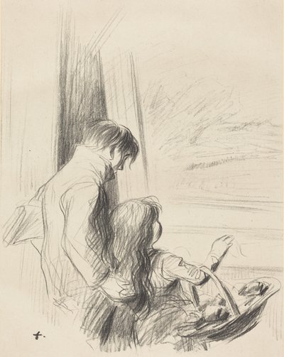 Obraz tatusia! Pierwsza tablica autorstwa Jean-Louis Forain