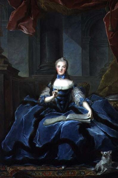 Portret Marii Adelajdy (1759-1802) Córka Ludwika XV (olej na płótnie) autorstwa Jean Marc Nattier