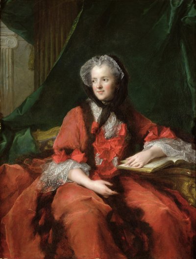 Portrait of Madame Maria Leszczynska (1703-68) 1748 (oil on canvas) autorstwa Jean Marc Nattier