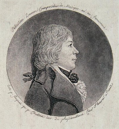 Sebastien Demar (1763-1832) grawerowany przez Gilles-Louis Chretien (1754-1811) (grafika) autorstwa Jean (after) Fouquet