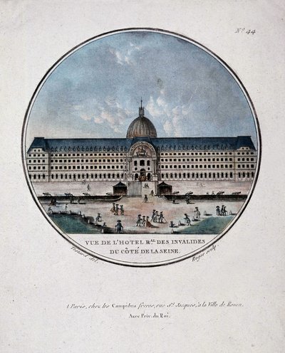 Les Invalides, Paryż, Testard, 19 grudnia autorstwa Jean (after) Testard