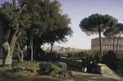 Koloseum widziane z Palatynu autorstwa Jean Achille Benouville