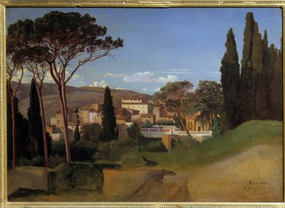 Widok na rzymską willę Obraz Achillesa J. Benouville (1815-1891) 1844 Nd. 0,51 x 0,72 m Paryż, musee d